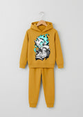 Neon Cyber Mask Graphic Tracksuit