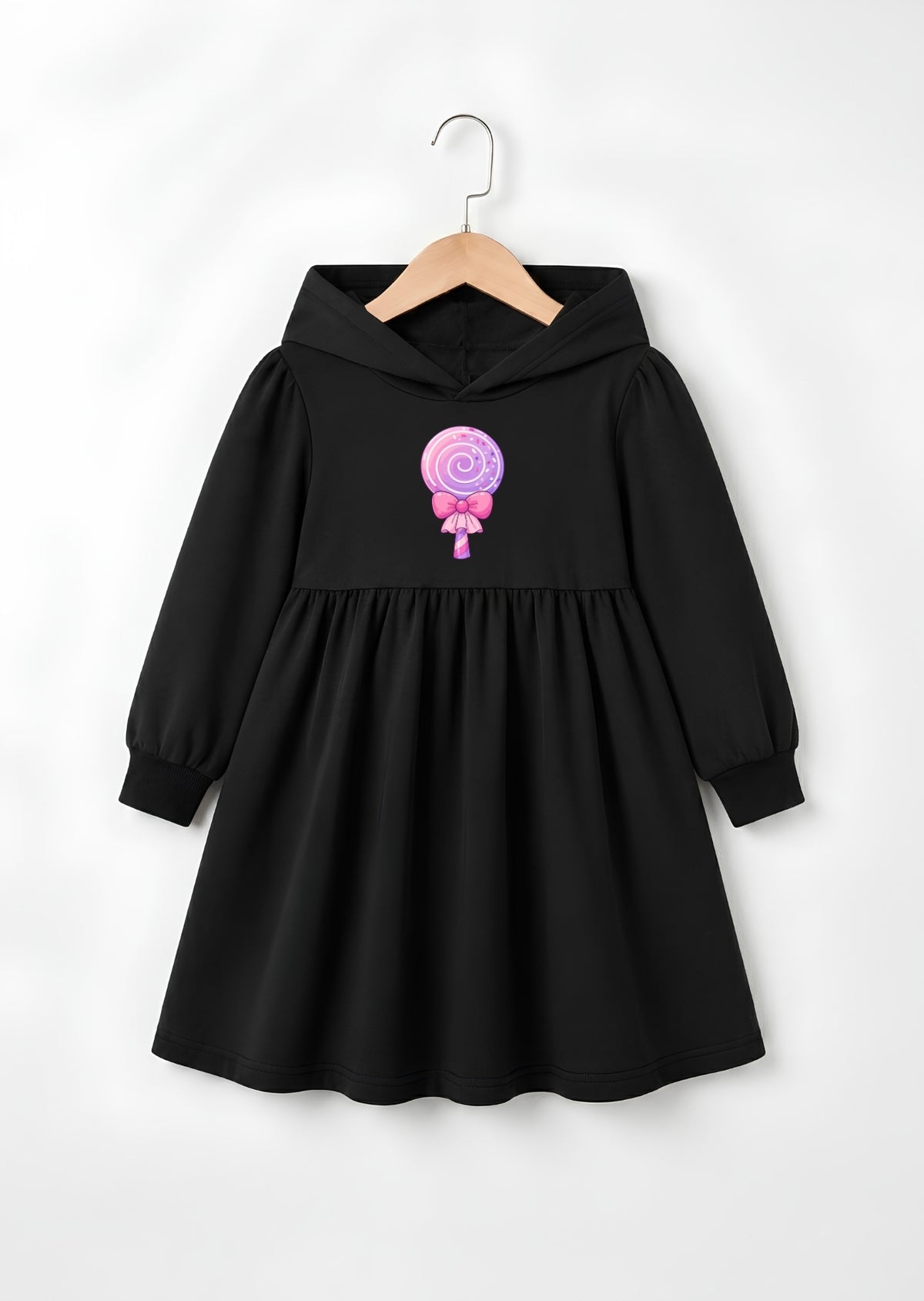 Cute Lollipop Printed Frock