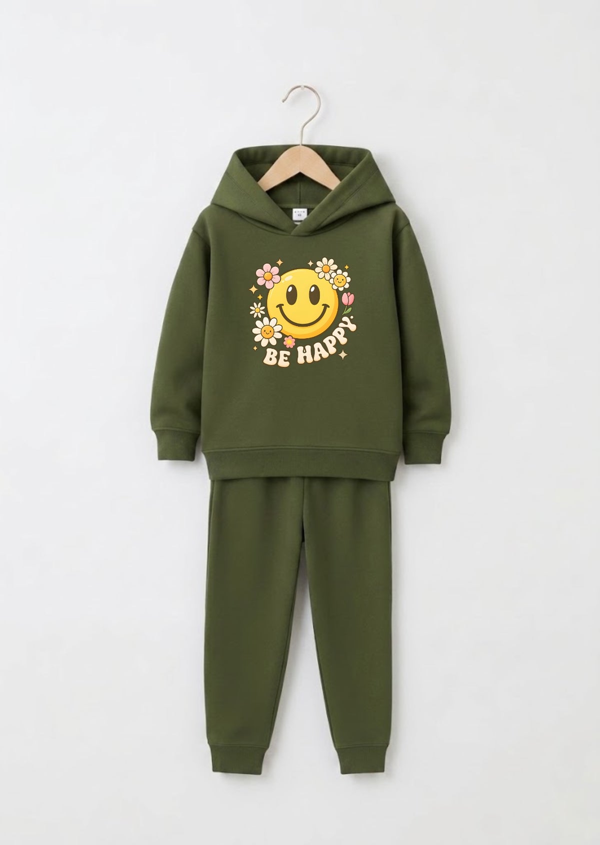 Be Happy Printed Tracksuit