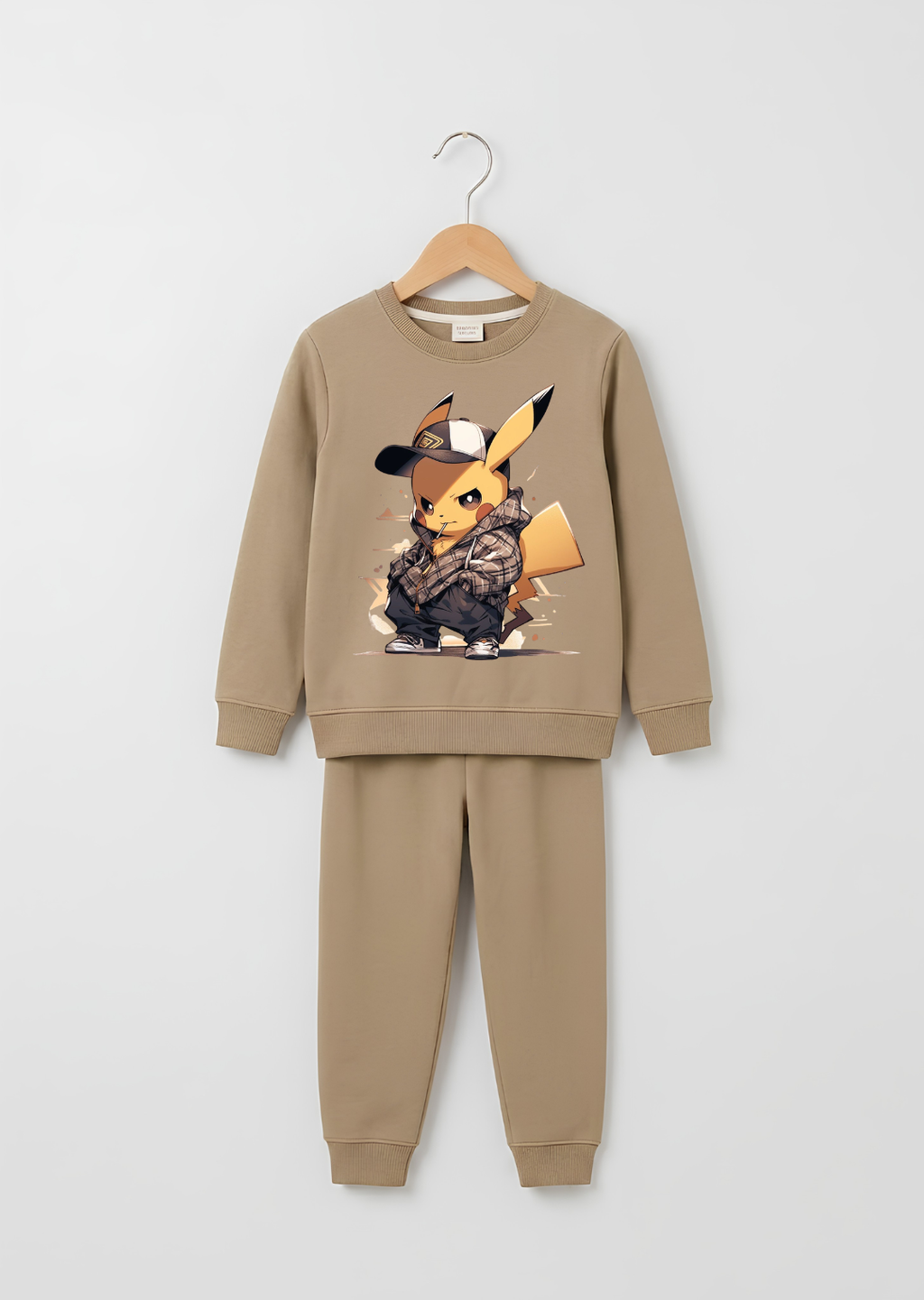 Streetwear Pikachu Graphic Tracksuit