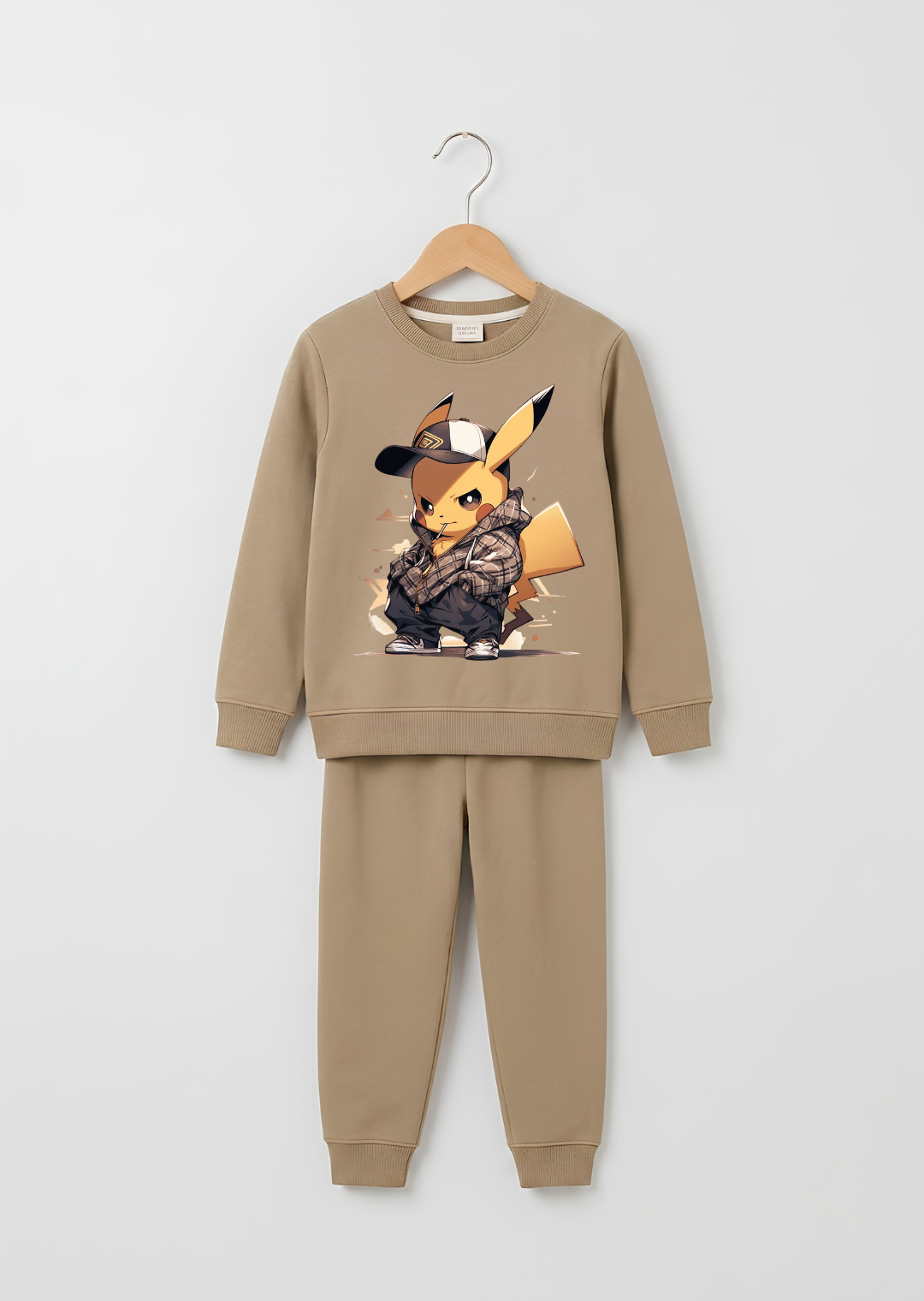 Streetwear Pikachu Graphic Tracksuit