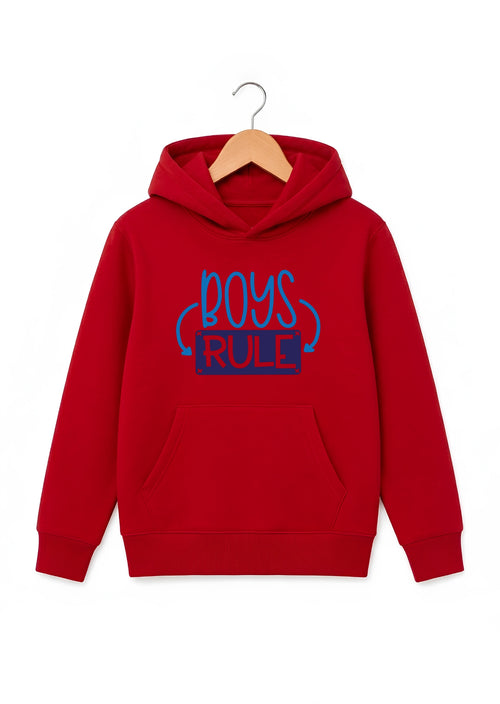 Boys Rule Graphic Hoodie