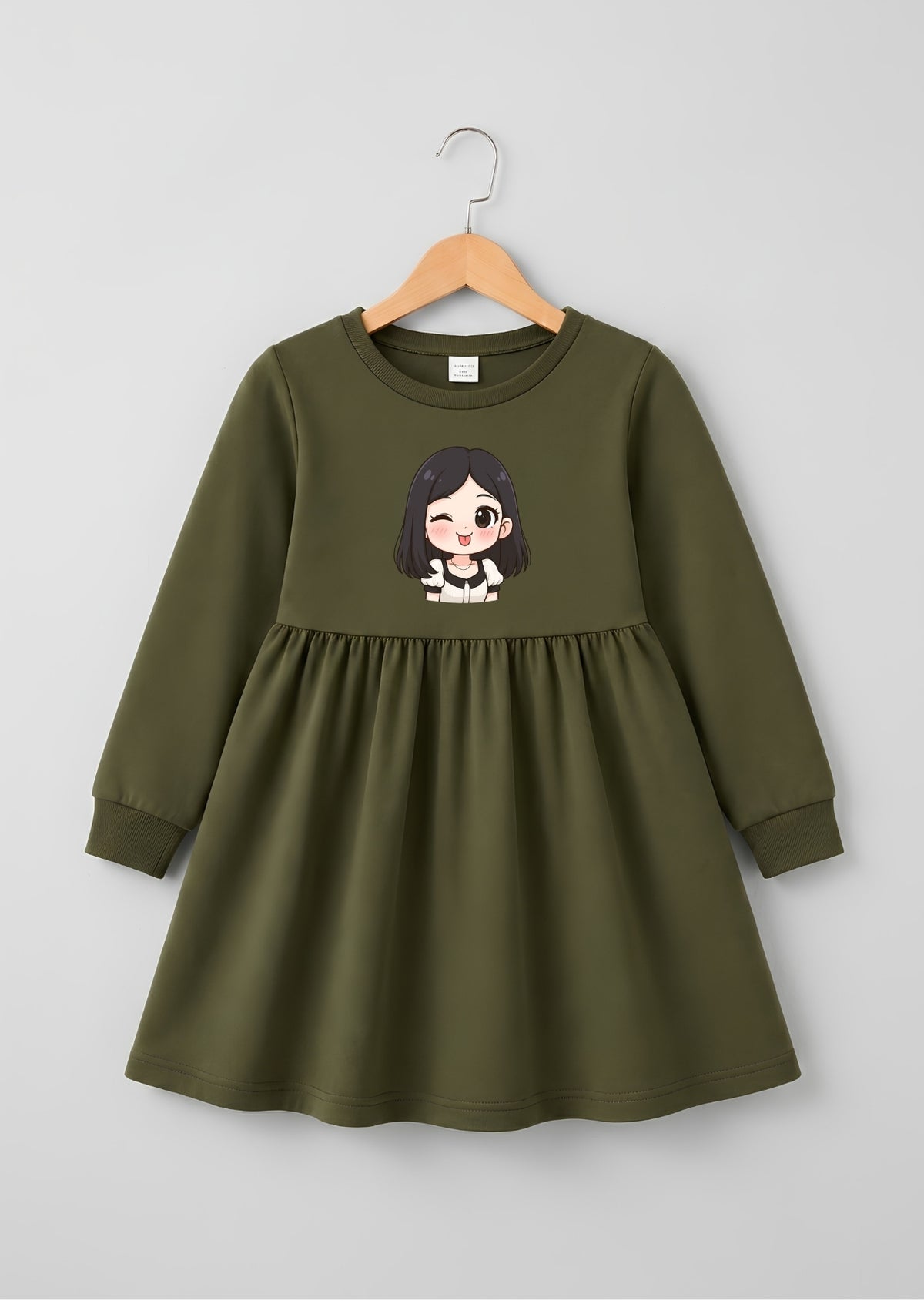 Cute Anime Graphic Frock