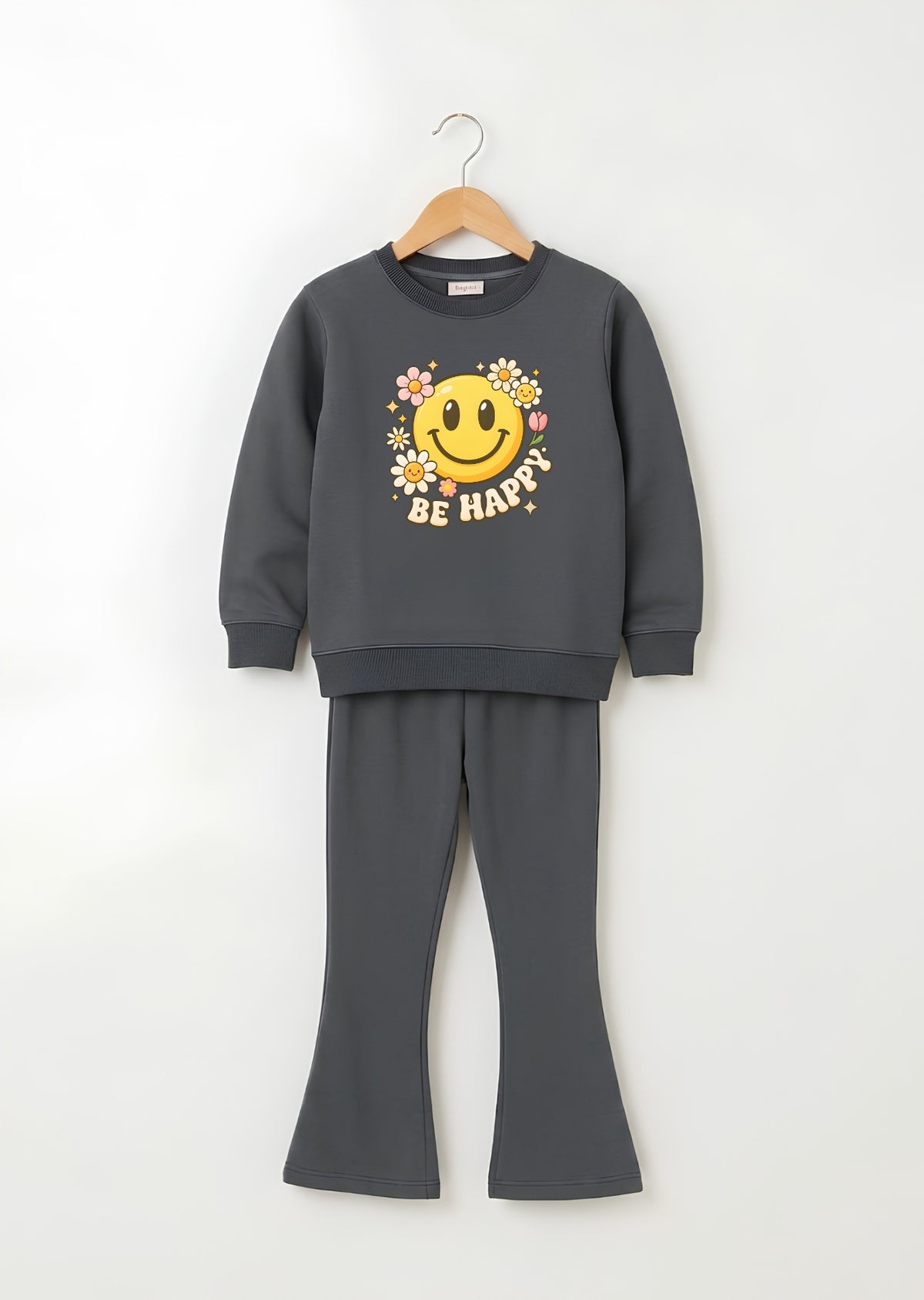 Be Happy Printed Tracksuit